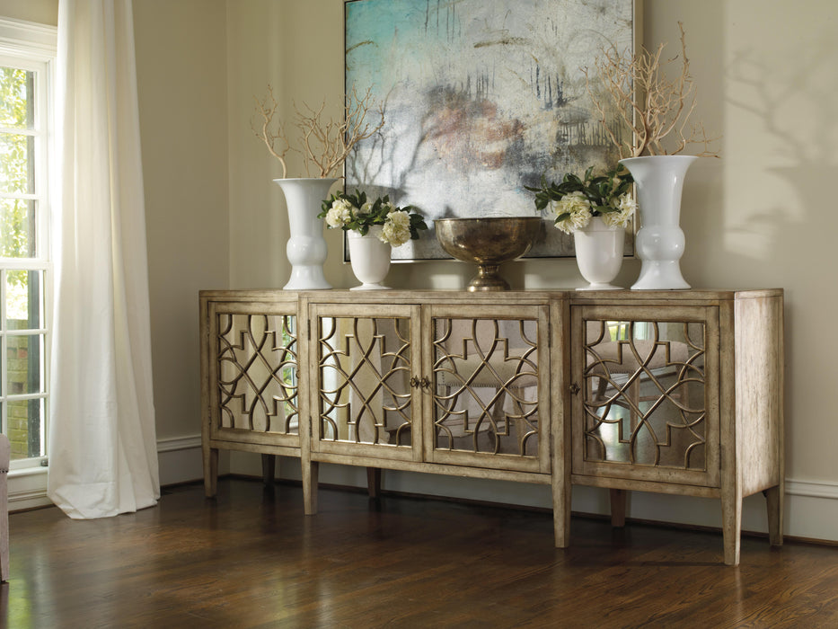 Sanctuary Four-Door Mirrored Console - Surf-Visage image