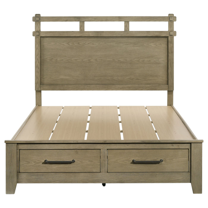 Hazlewood Panel Platform Storage Bed