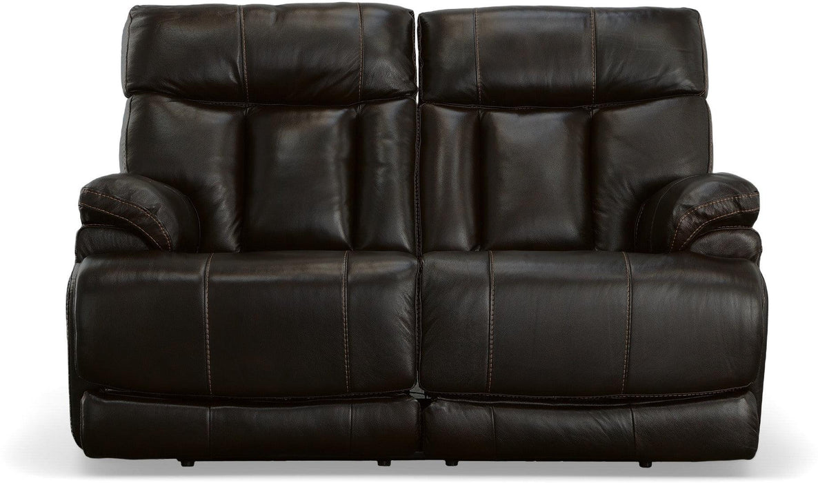 Clive Power Reclining Loveseat with Power Headrests & Lumbar