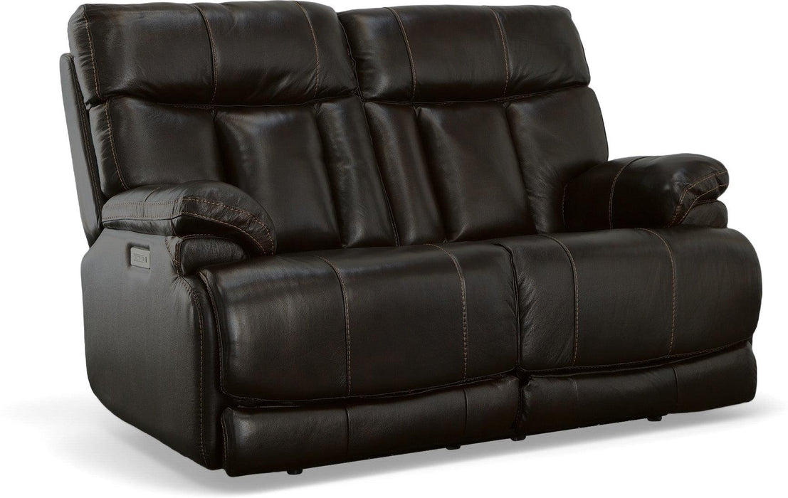 Clive Power Reclining Loveseat with Power Headrests & Lumbar