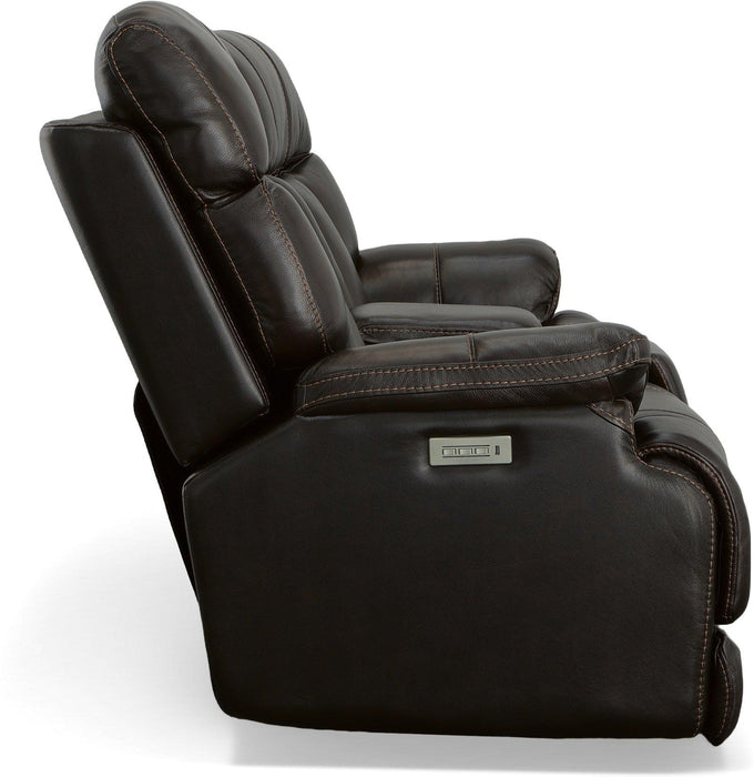 Clive Power Reclining Loveseat with Console & Power Headrests & Lumbar